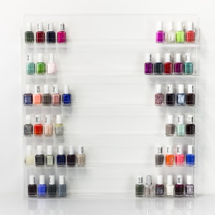 Acrylic nail varnish display stand