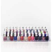 Storage solution/display stand for nail polish